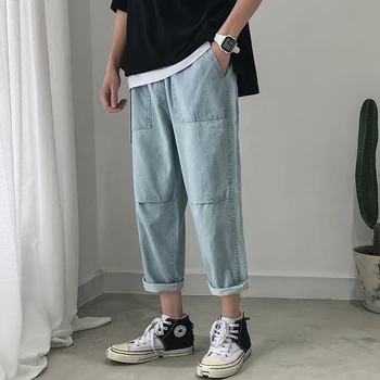 2019 Spring And SummerNew KoreanFashion Tide Male Loose High Quality Cotton Harajuku Solid Color Tooling Large Size CasualCowboy
2019 Spring And SummerNew KoreanFashion Tide Male Loose High Quality Cotton Harajuku Solid Color Tooling Large Size CasualCowboy