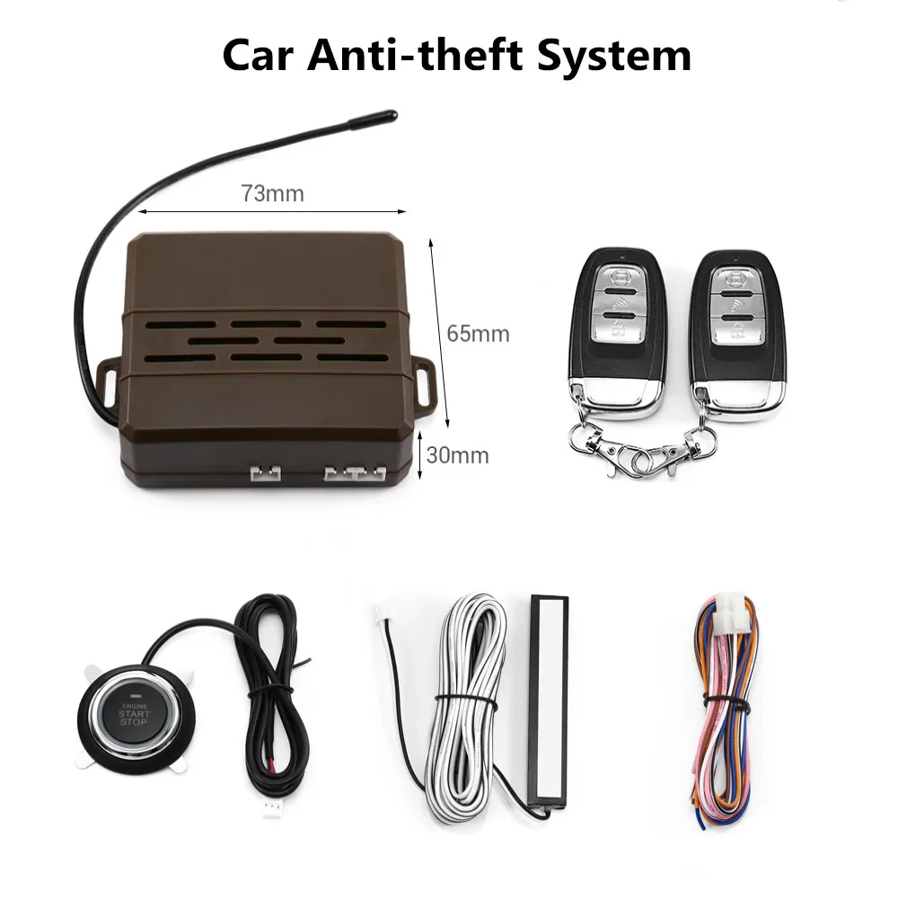 Universal 12V Car Alarm Keyless Entry Remote Control Anti-theft System Push Button One-key Start-up Door Locking Burglar Alarm
Universal 12V Car Alarm Keyless Entry Remote Control Anti-theft System Push Button One-key Start-up Door Locking Burglar Alarm