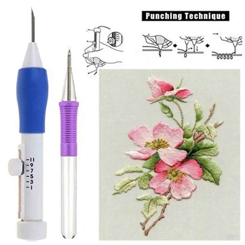 Professional Punch Needle Set Craft Tools Household Hand Sewing Tool For Embroidery Threaders Hook Knitting Pins Sewing Tools
Professional Punch Needle Set Craft Tools Household Hand Sewing Tool For Embroidery Threaders Hook Knitting Pins Sewing Tools