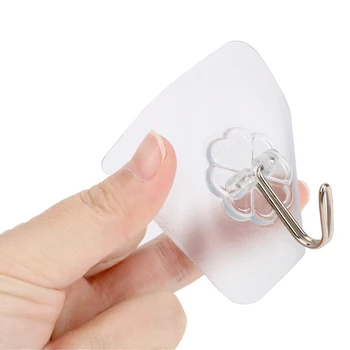 1 Piece Wall Hooks Strong Adhesive Hanger Key Holder Hanging Stuff Storage Hangers For Kitchen Bathroom Transparent Suction Cup
1 Piece Wall Hooks Strong Adhesive Hanger Key Holder Hanging Stuff Storage Hangers For Kitchen Bathroom Transparent Suction Cup