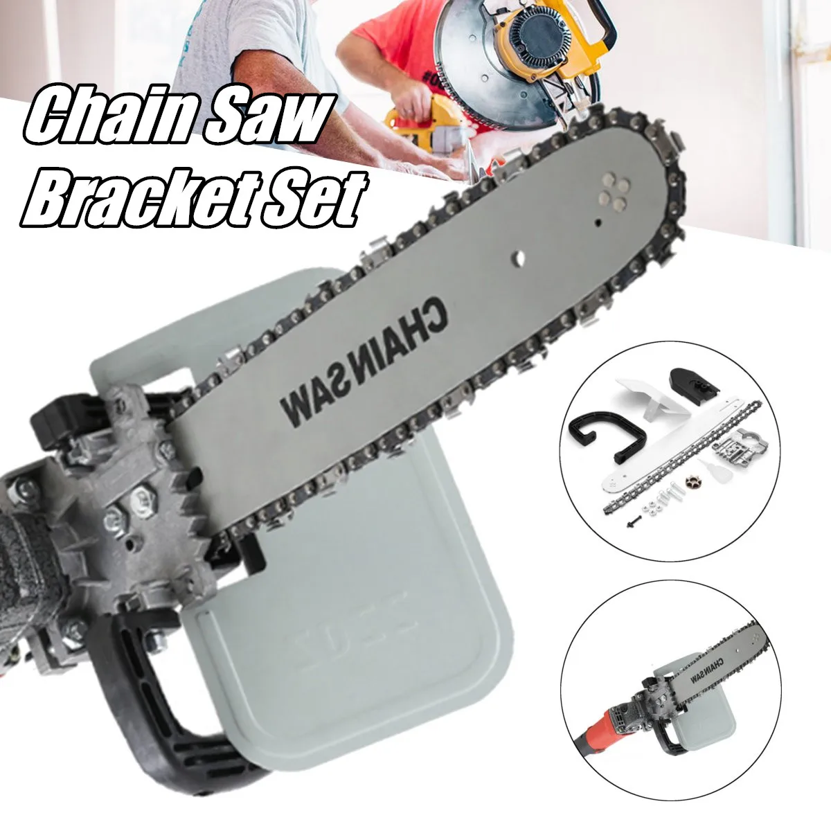 Drillpro Upgrade 16 Inch Chainsaw Bracket Changed Angle Grinder Into DIY Chain Saw Woodworking Tool
Drillpro Upgrade 16 Inch Chainsaw Bracket Changed Angle Grinder Into DIY Chain Saw Woodworking Tool