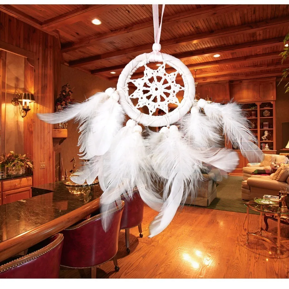 Tassel Handmade Dream Catcher Feathers Decoration For Car Wall Hanging Room Home Decor Creative Wind Chimes Hanging Decorations
Tassel Handmade Dream Catcher Feathers Decoration For Car Wall Hanging Room Home Decor Creative Wind Chimes Hanging Decorations