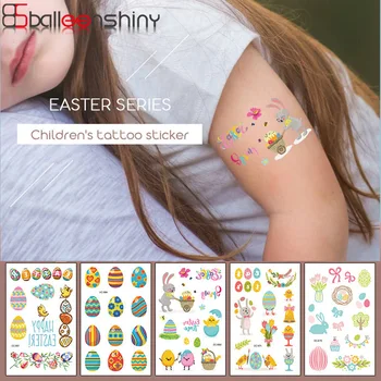 Balleenshiny 10pcs Easter Temporary Tattoo Stickers Eggs Rabbit Bunny Chicken Sticker Decor Easter Decoration Party Supplies
Balleenshiny 10pcs Easter Temporary Tattoo Stickers Eggs Rabbit Bunny Chicken Sticker Decor Easter Decoration Party Supplies