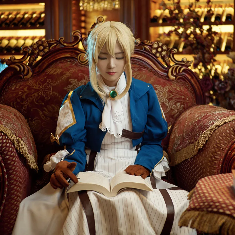 Milky Way Anime Violet Evergarden Cosplay Costume Dresses And Short Coat for Halloween Cosplay Party
Milky Way Anime Violet Evergarden Cosplay Costume Dresses And Short Coat for Halloween Cosplay Party