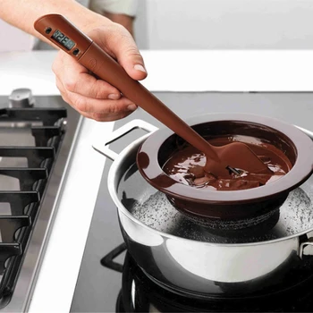 Digital Silicone Spatula Cooking Thermometer With LCD Display Candy Jam Chocolate Thermometer Kitchen Baking Cooking Tool
Digital Silicone Spatula Cooking Thermometer With LCD Display Candy Jam Chocolate Thermometer Kitchen Baking Cooking Tool