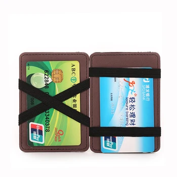 Solid Magic Men's Wallets Pu Leather Slim Money Clip Business Front Pocket Wallet Male Small Short Bifold Money Holders
Solid Magic Men's Wallets Pu Leather Slim Money Clip Business Front Pocket Wallet Male Small Short Bifold Money Holders