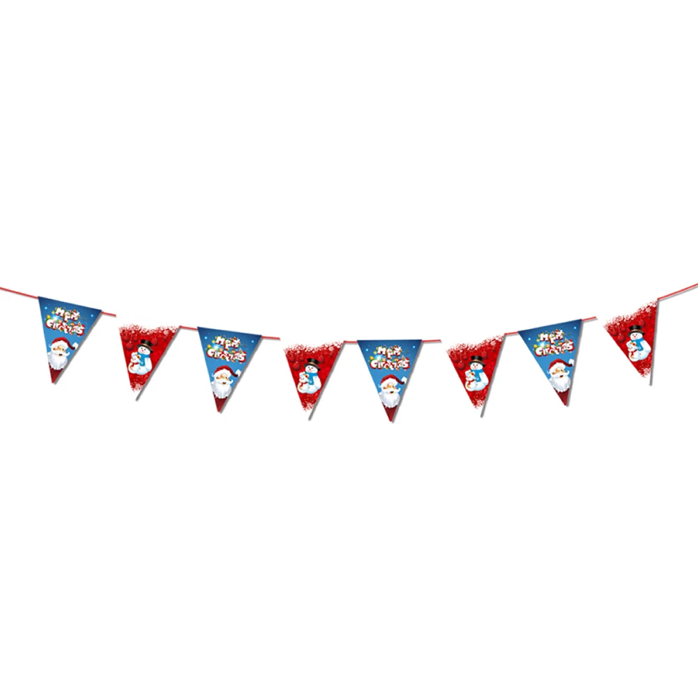 1 String Christmas Pennant Triangle Flag Paper Banner Decoration Multi-Colored Bunting Hanging Garland Room Party Festival Decor
1 String Christmas Pennant Triangle Flag Paper Banner Decoration Multi-Colored Bunting Hanging Garland Room Party Festival Decor