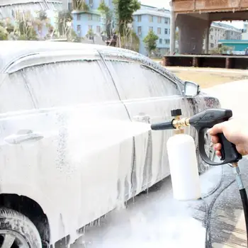 300Bar High Pressure Adjustable Car Washer Snow Foam Gun with Lance Bottle Spray Cannon 1L Set Adaptors Nozzle Sprayer
300Bar High Pressure Adjustable Car Washer Snow Foam Gun with Lance Bottle Spray Cannon 1L Set Adaptors Nozzle Sprayer