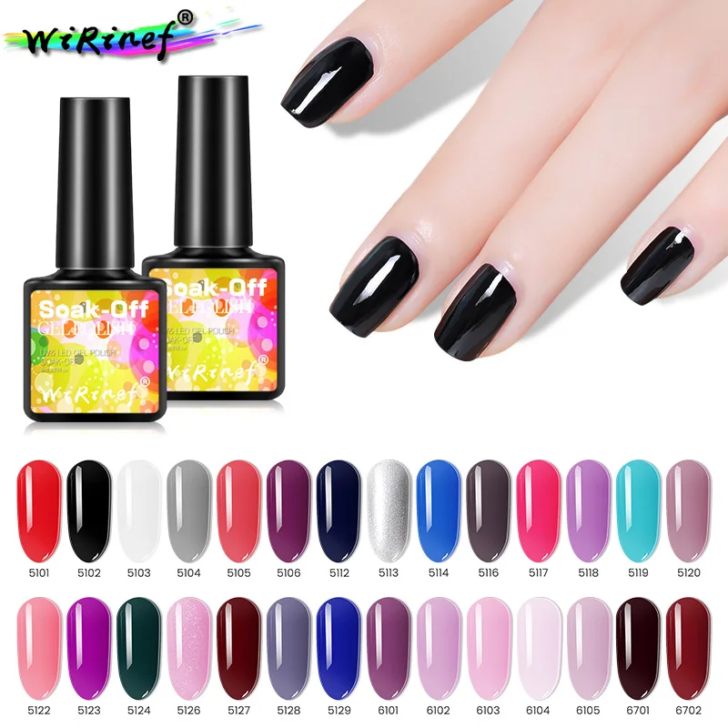 WiRinef 8ml Pure Colors Gel Nail Varnish Soak-Off Polish Semi Permanent Top & Base Coat Nail Art Colorful Lacquer
WiRinef 8ml Pure Colors Gel Nail Varnish Soak-Off Polish Semi Permanent Top & Base Coat Nail Art Colorful Lacquer