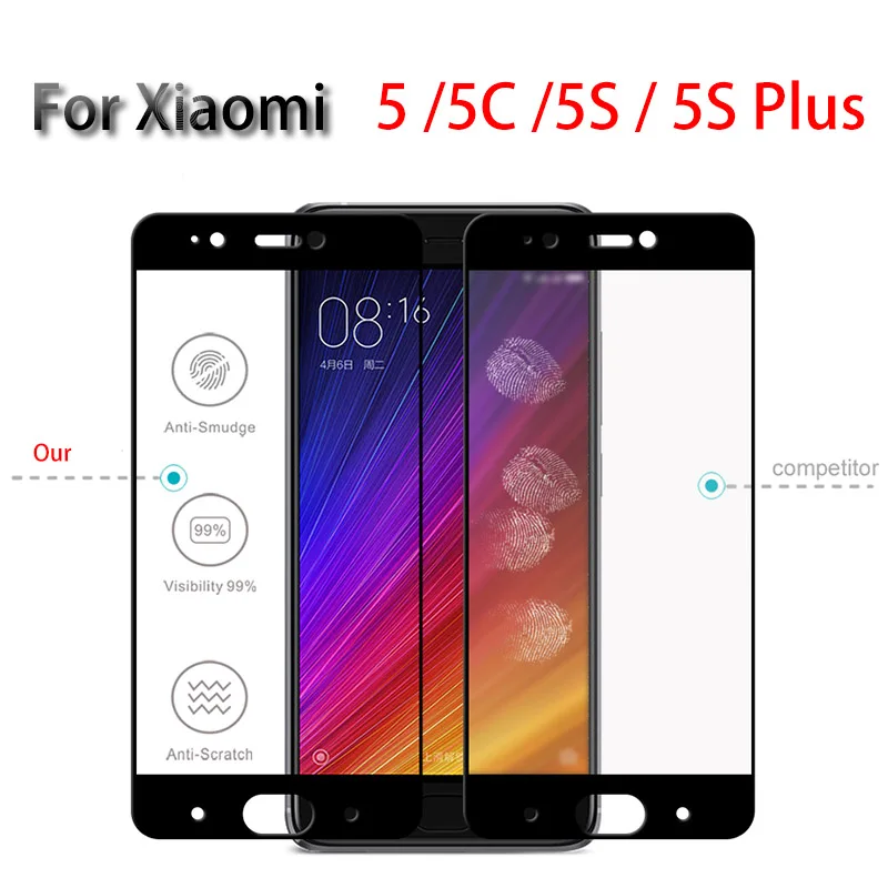 Full Cover Screen Protector For xiaomi 5 5S 5C 5Splus 0.3mm Tempered Glass For xiomi 5 S C 5Splu Protective Film on xiami 5 glas
Full Cover Screen Protector For xiaomi 5 5S 5C 5Splus 0.3mm Tempered Glass For xiomi 5 S C 5Splu Protective Film on xiami 5 glas
