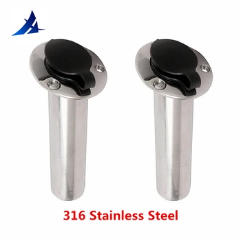 2 pieces Marine 316 Stainless Steel Boat Cast Fishing Rod Holder 30 Degree Flush Mount boat accessories
2 pieces Marine 316 Stainless Steel Boat Cast Fishing Rod Holder 30 Degree Flush Mount boat accessories