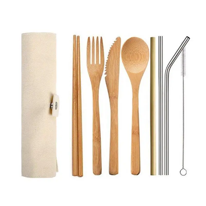Bamboo Fork Spoon Set Exquisite Reusable Easy to Clean Cutlery Set Environmentally Friendly And Easy To Carry
Bamboo Fork Spoon Set Exquisite Reusable Easy to Clean Cutlery Set Environmentally Friendly And Easy To Carry