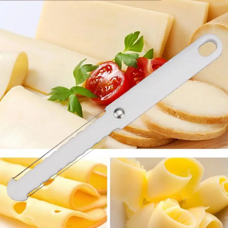 1pc Cheese Slicer Peeler Wired Cheese Butter Cutter Plastic Cheese Knife Cooking Baking Tools Kitchen Accessories
1pc Cheese Slicer Peeler Wired Cheese Butter Cutter Plastic Cheese Knife Cooking Baking Tools Kitchen Accessories