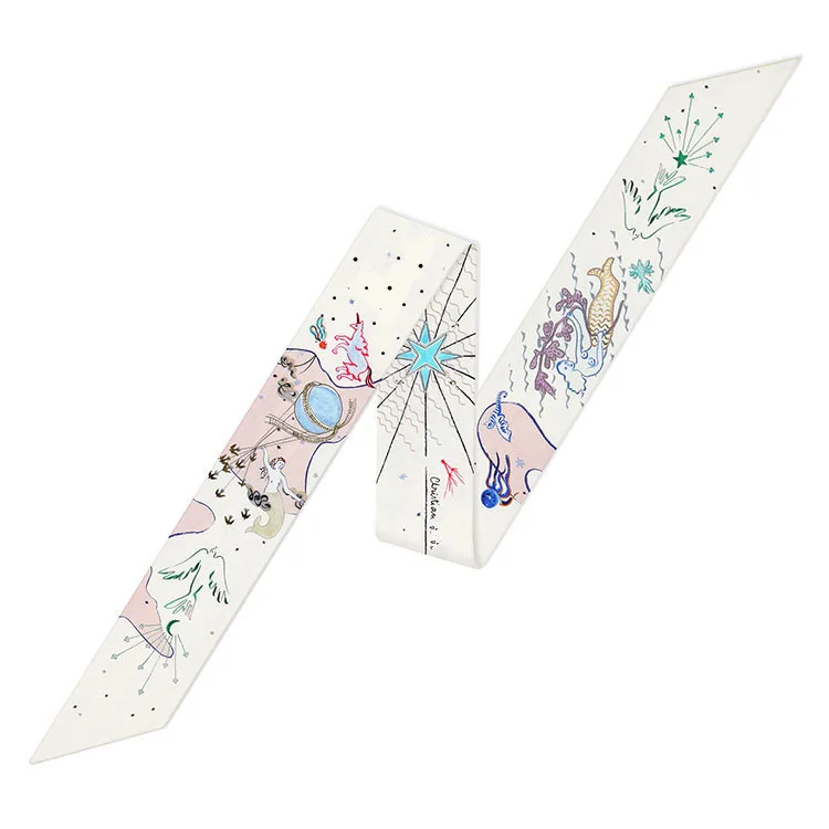 2019 New Unique Tarot Series Two-sided Twill Small Bind Bag Handle Imitate Ribbon Hair Band Woman Scarves Hijab Bandana Women
2019 New Unique Tarot Series Two-sided Twill Small Bind Bag Handle Imitate Ribbon Hair Band Woman Scarves Hijab Bandana Women