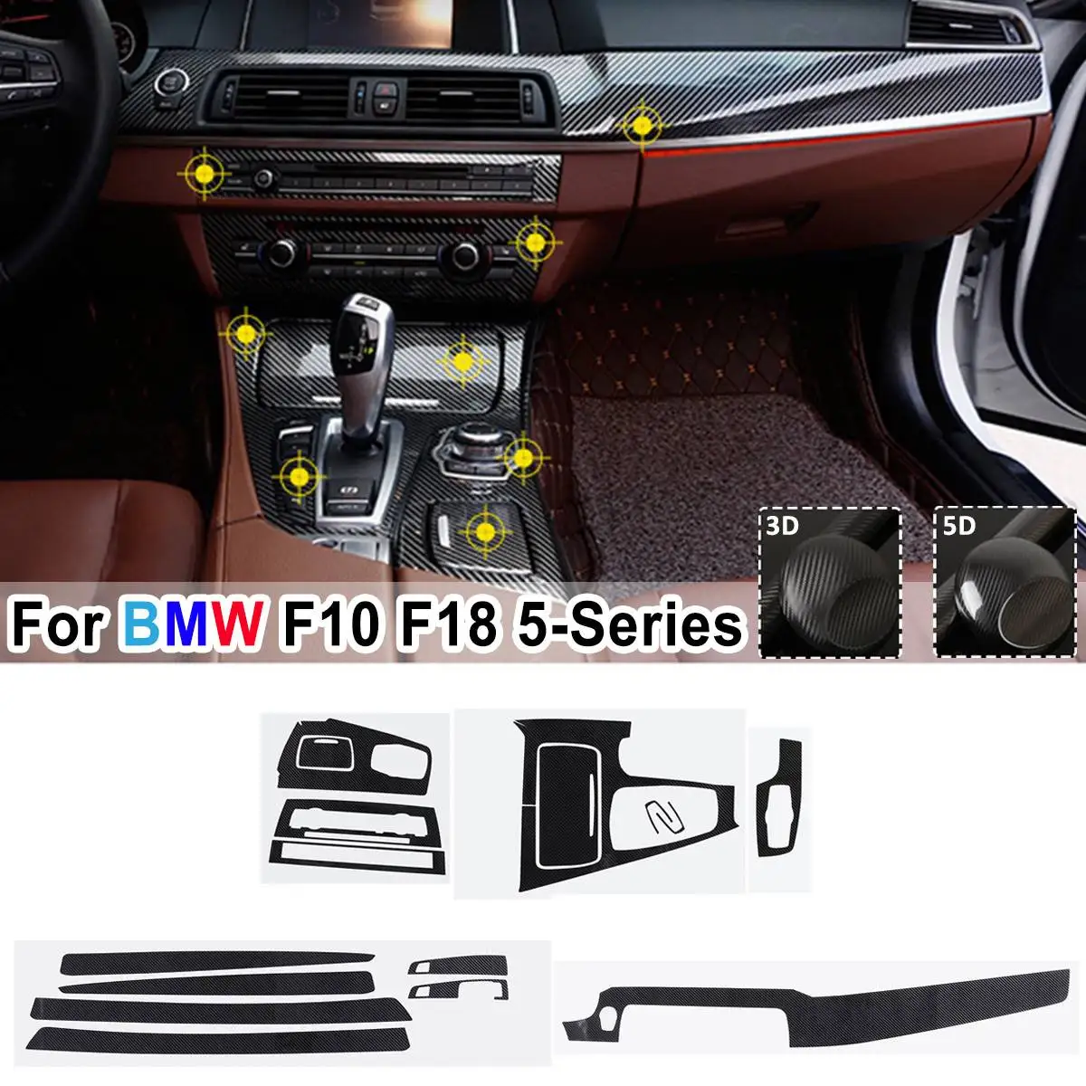 3D/5D Sticker For BMW F10 F18 5 Series 2011-2017 Glossy/ Matte Carbon Fiber Sticker Interior Gear Shift Box Vinyl Decal Trim
3D/5D Sticker For BMW F10 F18 5 Series 2011-2017 Glossy/ Matte Carbon Fiber Sticker Interior Gear Shift Box Vinyl Decal Trim