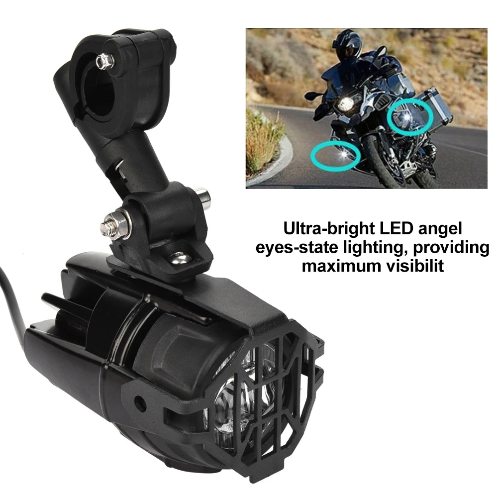 Motorcycle Ultra-bright LED Angel Eyes-state Lighting LED Auxiliary Driving Headlights Waterproof Fog Lamp Super Bright 6000K
Motorcycle Ultra-bright LED Angel Eyes-state Lighting LED Auxiliary Driving Headlights Waterproof Fog Lamp Super Bright 6000K