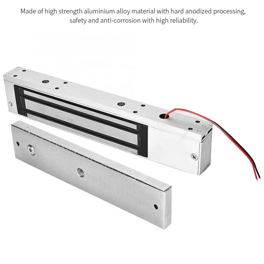 DC 12V 280kg Holding Force Single Door Electric Magnetic Electromagnetic Lock with LED Light
DC 12V 280kg Holding Force Single Door Electric Magnetic Electromagnetic Lock with LED Light