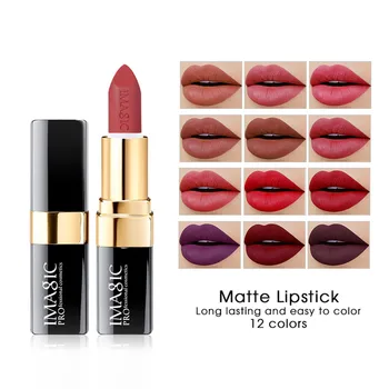 12 Colors Matte Lipstick Make Up Waterproof Velvet Lip Stick Sexy Red Long Lasting Glitter Lipstick For Woman Cosmetic Beauty
12 Colors Matte Lipstick Make Up Waterproof Velvet Lip Stick Sexy Red Long Lasting Glitter Lipstick For Woman Cosmetic Beauty