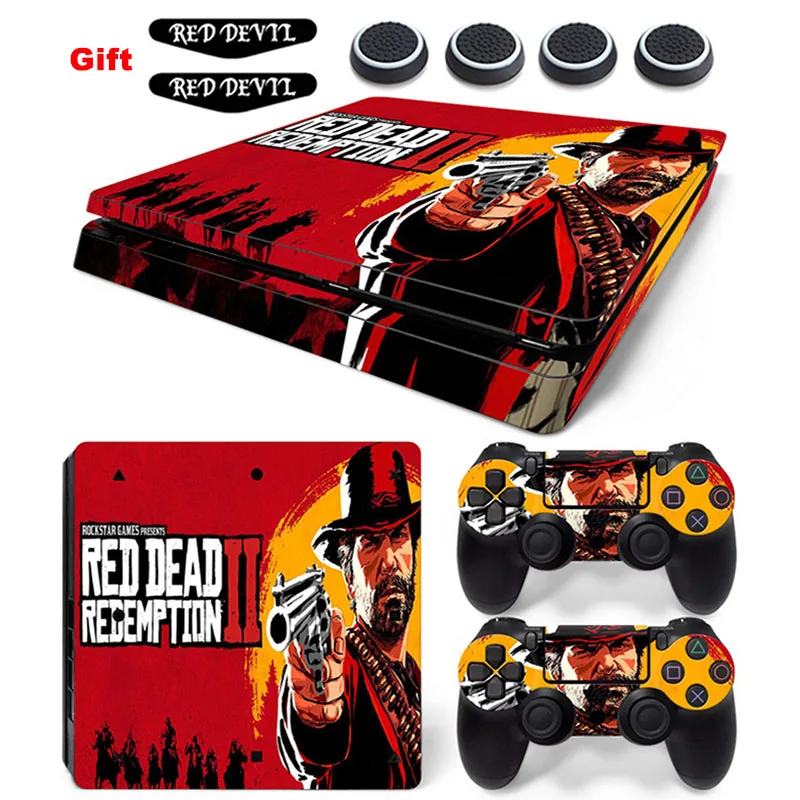Red Dead Redemption 2 For PS4 Slim Stickers Decal Skin For Play Station 4 Slim Console and Controller Protector+Gift
Red Dead Redemption 2 For PS4 Slim Stickers Decal Skin For Play Station 4 Slim Console and Controller Protector+Gift