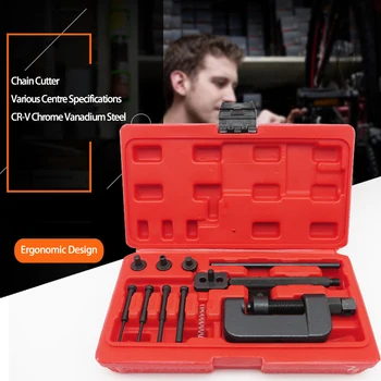 Cutter Rivet Tool 13PCS Chain Cutter Rivet Tool Set Riveting Breaker ATV/Bike/Motorcycle/Cam Drive
Cutter Rivet Tool 13PCS Chain Cutter Rivet Tool Set Riveting Breaker ATV/Bike/Motorcycle/Cam Drive