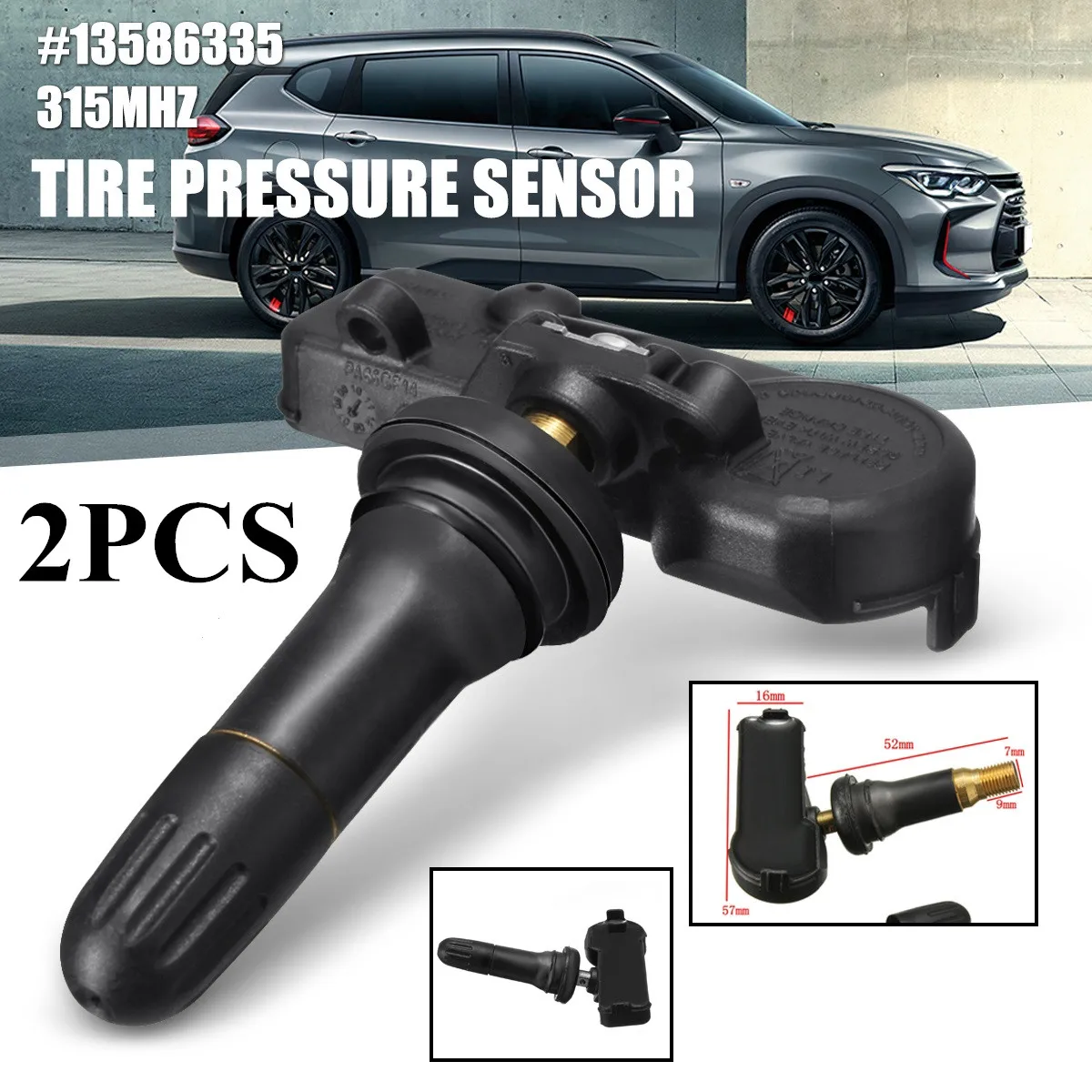 Brand New 2 pcs 4 pcs Car TPMS Tire Pressure Sensor 315MHz for GM for Chevrolet for Cadillac 15920615 20923680 15922396
Brand New 2 pcs 4 pcs Car TPMS Tire Pressure Sensor 315MHz for GM for Chevrolet for Cadillac 15920615 20923680 15922396