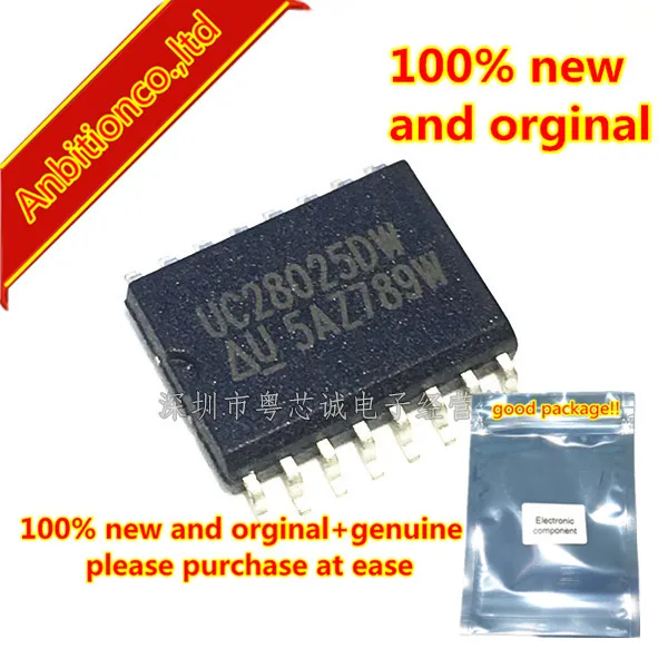 5pcs 100% new and orginal UC28025DW UC28025 SOIC-16 ECONOMY HIGH-SPEED PWM CONTROLLER in stock
5pcs 100% new and orginal UC28025DW UC28025 SOIC-16 ECONOMY HIGH-SPEED PWM CONTROLLER in stock