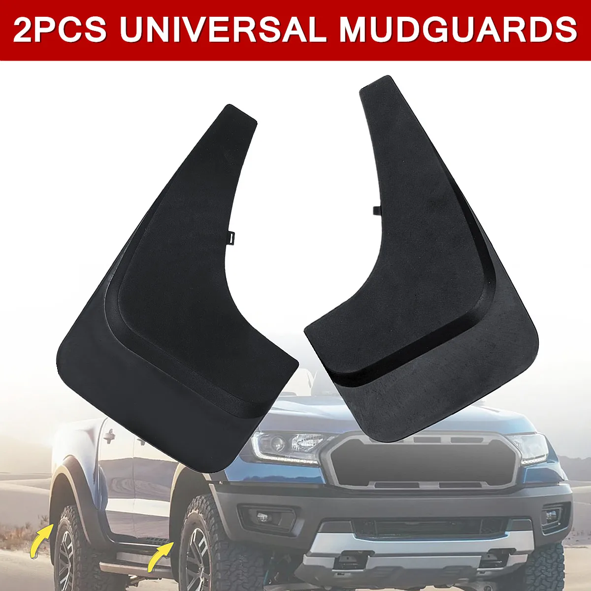 2Pcs Universal Front Rear Car Mud Flaps Splash Guards Fenders Mudguard For Pickup Plastic Replacement Exterior Parts 25x41x1.5cm
2Pcs Universal Front Rear Car Mud Flaps Splash Guards Fenders Mudguard For Pickup Plastic Replacement Exterior Parts 25x41x1.5cm