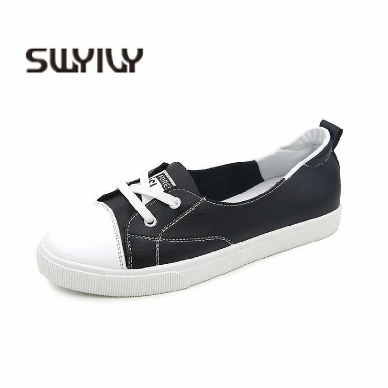 SWYIVY Women Sneakers White Shoes 2019 Summer Sneaker Black Vulcanized Shoes Comfortable Flats Sneakers For Women Large Size 40
SWYIVY Women Sneakers White Shoes 2019 Summer Sneaker Black Vulcanized Shoes Comfortable Flats Sneakers For Women Large Size 40