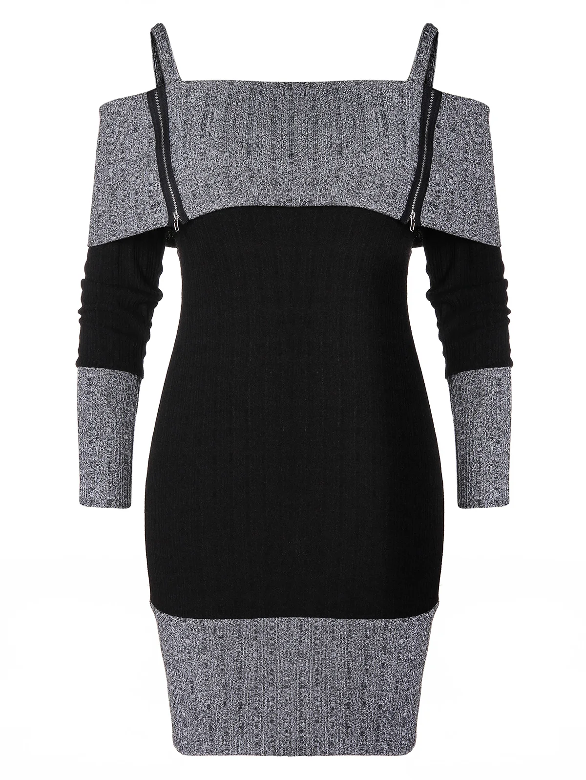 Fashion Plus Size Cami Zip Knitted Bodycon Dress Women Fashion Long Sleeves Off The Shoulder Casual Dresses Zipper Vestidos 5XL
Fashion Plus Size Cami Zip Knitted Bodycon Dress Women Fashion Long Sleeves Off The Shoulder Casual Dresses Zipper Vestidos 5XL