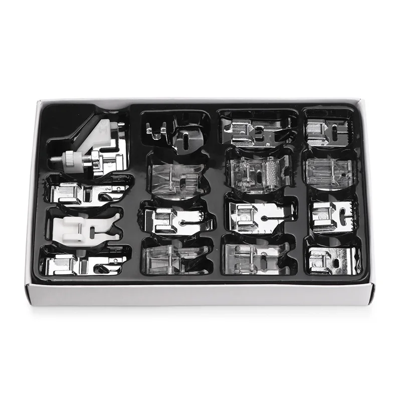 Sewing Machine Presser Box Brother Singer Janom Sewing Machines Foot Feet Kit Set With Foot Tools Accessory Sewing Tool
Sewing Machine Presser Box Brother Singer Janom Sewing Machines Foot Feet Kit Set With Foot Tools Accessory Sewing Tool