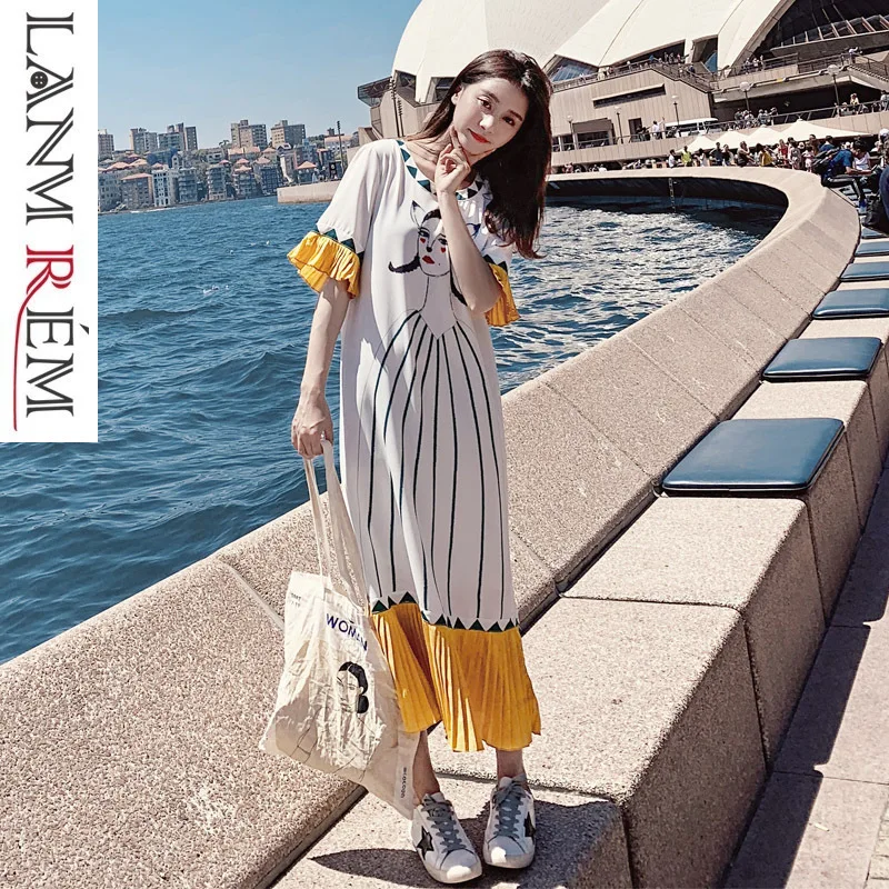 LANMREM 2019 Summer Clothes For Women Printing Contrast Color Chiffon Short Sleeve Contrast Color Patchwork Hem Dress YG93800
LANMREM 2019 Summer Clothes For Women Printing Contrast Color Chiffon Short Sleeve Contrast Color Patchwork Hem Dress YG93800