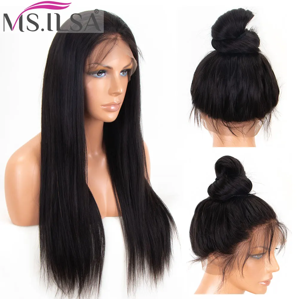360 Lace Frontal Wig Human Hair Wigs For Women Natural Straight Brazilian Remy 150% Density Lace Wig With Baby Hair MS.ILSA
360 Lace Frontal Wig Human Hair Wigs For Women Natural Straight Brazilian Remy 150% Density Lace Wig With Baby Hair MS.ILSA
