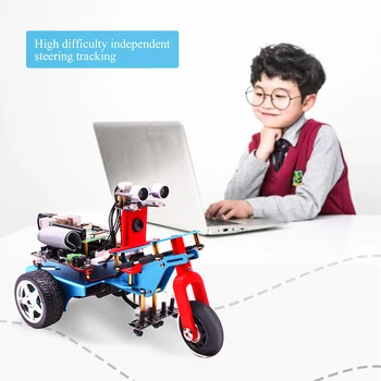 for Raspberry Pi 4/1G TrikeBot Smart Robot Car Programmable Learning Camera Video DIY Robot Kit Electronic Toys Kids Adults
for Raspberry Pi 4/1G TrikeBot Smart Robot Car Programmable Learning Camera Video DIY Robot Kit Electronic Toys Kids Adults