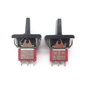 2pcs Toggle Switch AC 250V/3A 125V/5ASPDT 3Pin 3 Positions ON-OFF-ON Toggle Switch T80-R
2pcs Toggle Switch AC 250V/3A 125V/5ASPDT 3Pin 3 Positions ON-OFF-ON Toggle Switch T80-R