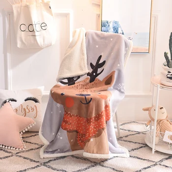 High Quality Cartoon Fawn Pattern Children's Blanket Double Blanket Warm Comfortable Machine Washable Spring and Autumn Blanket
High Quality Cartoon Fawn Pattern Children's Blanket Double Blanket Warm Comfortable Machine Washable Spring and Autumn Blanket