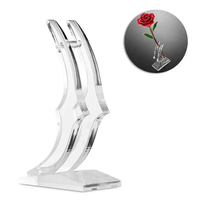 24K Gold Plated Rose Flower Rose Stand Vase Holder Stand Transparent for Long Stem Home Decoration
24K Gold Plated Rose Flower Rose Stand Vase Holder Stand Transparent for Long Stem Home Decoration