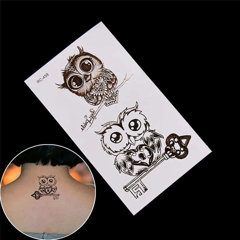 2018 NEW Cute Owl Pattern Temporary Tattoo Sticker Waterproof Decals Fake tatoo Art Taty Women's Tattoo Sticker
2018 NEW Cute Owl Pattern Temporary Tattoo Sticker Waterproof Decals Fake tatoo Art Taty Women's Tattoo Sticker