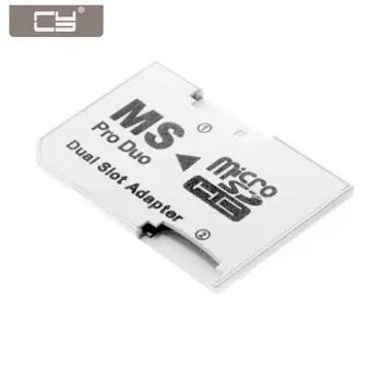 CY Dual Slot MicroSD TF to MS Memory Stick Pro Duo Adapter Converter for PSP & Mobile Phone
CY Dual Slot MicroSD TF to MS Memory Stick Pro Duo Adapter Converter for PSP & Mobile Phone