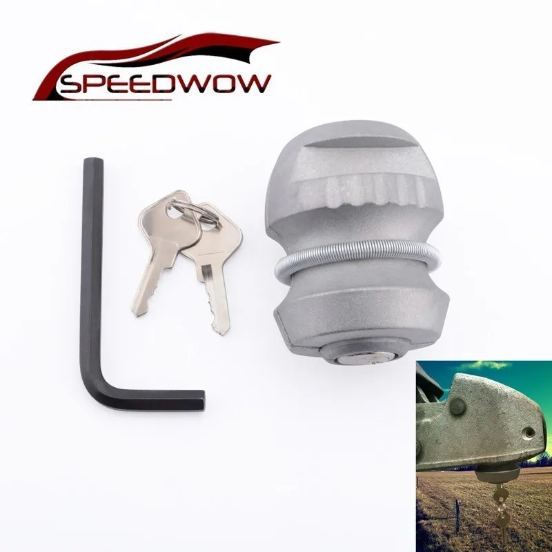 SPEEDWOW Trailer Parts Coupling Hitch Ball Lock Universal Tow Caravan Anti Theft Device Hitch lock Trailer Hitch Lock Tow Ball
SPEEDWOW Trailer Parts Coupling Hitch Ball Lock Universal Tow Caravan Anti Theft Device Hitch lock Trailer Hitch Lock Tow Ball