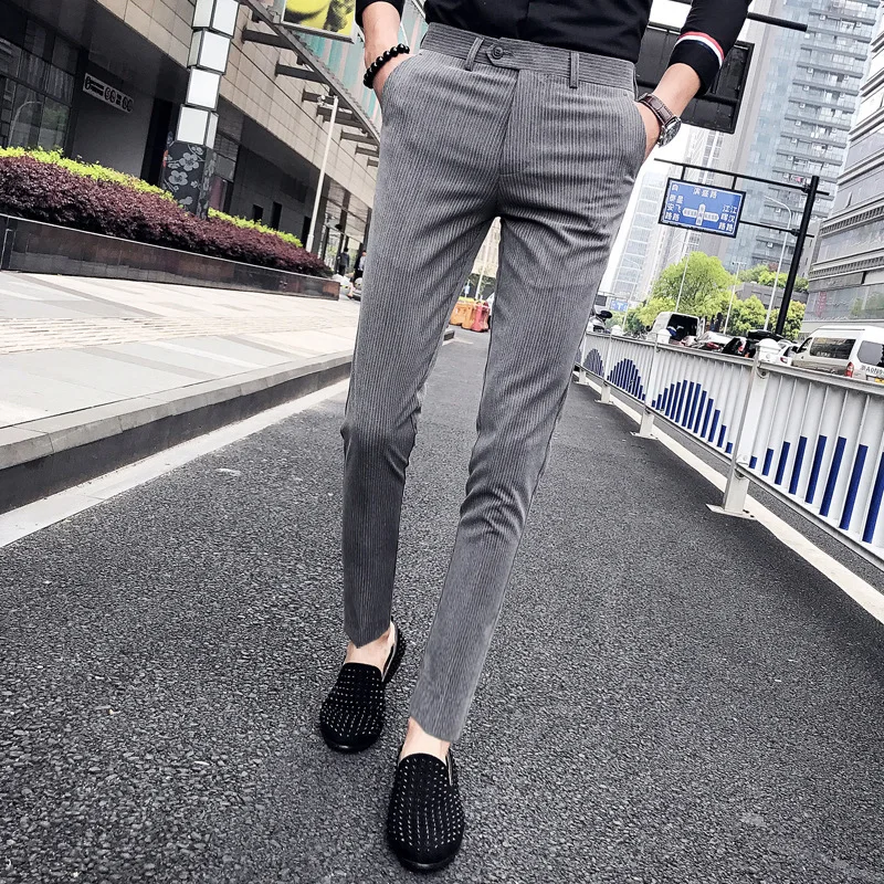 Fashion Men Trousers Business Casual Slim Fit Long Dress Pants Korean Pencil Pants pantalon homme black gray plus size 36
Fashion Men Trousers Business Casual Slim Fit Long Dress Pants Korean Pencil Pants pantalon homme black gray plus size 36