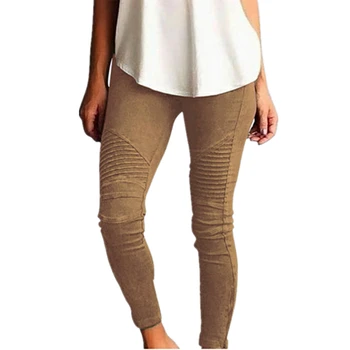 High Elastic Woman Long Pants Vintage Pleated Design Skinny Trousers Plus Size Small side zipper casual pants Femme
High Elastic Woman Long Pants Vintage Pleated Design Skinny Trousers Plus Size Small side zipper casual pants Femme