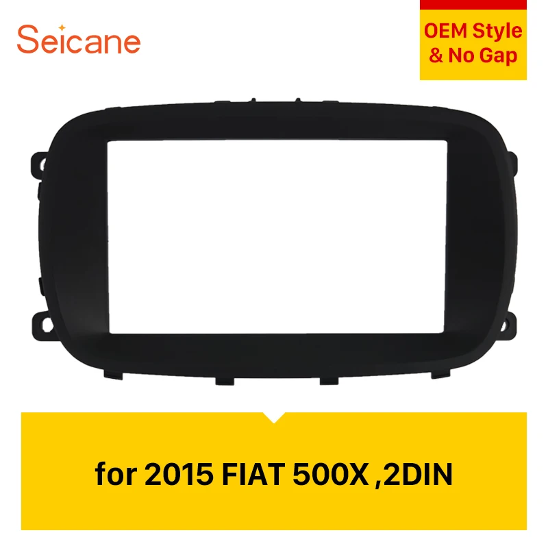Seicane In Dash Car Stereo Radio Fascia Panel Install Frame Dash Bezel Trim kit Cover Trim For 2015 FIAT 500X 2DIN OEM Style
Seicane In Dash Car Stereo Radio Fascia Panel Install Frame Dash Bezel Trim kit Cover Trim For 2015 FIAT 500X 2DIN OEM Style