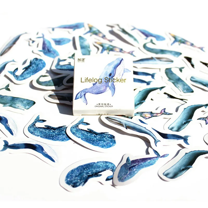 45pcs/pack Whale Shark Totem Memo Stickers Pack Posted It Kawaii Planner Scrapbooking Stickers Stationery Scolar School Supplies
45pcs/pack Whale Shark Totem Memo Stickers Pack Posted It Kawaii Planner Scrapbooking Stickers Stationery Scolar School Supplies