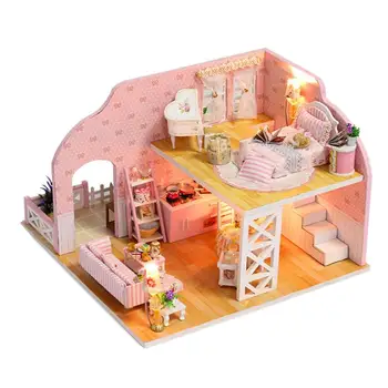 1PC Mini Adorable Delicate Cute Miniature Crafting Wooden Mini House Handmade Model Educational Toy Room Model
1PC Mini Adorable Delicate Cute Miniature Crafting Wooden Mini House Handmade Model Educational Toy Room Model