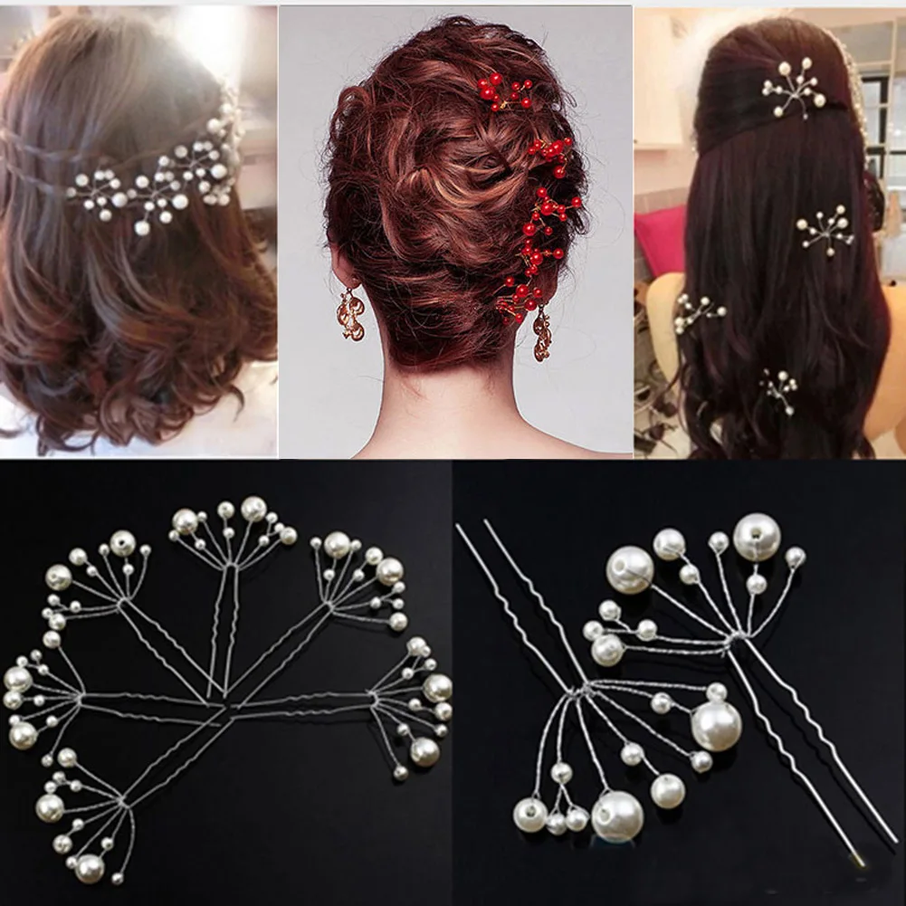 5Pc Simulate Pearl U Shaped Hairpins 2018 New Fashion Chic Red Pearl Chic Hairstyle Wedding Bridal Hair Clip Jewelry Hairpins
5Pc Simulate Pearl U Shaped Hairpins 2018 New Fashion Chic Red Pearl Chic Hairstyle Wedding Bridal Hair Clip Jewelry Hairpins