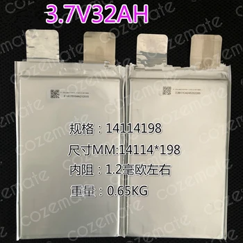3.7v 30Ah Li Polymer Battery Real 32Ah Li-ion Battery 3.7v 32ah for Electric Motor Wheelchair Battery Pack Diy Solar Panel Ebike
3.7v 30Ah Li Polymer Battery Real 32Ah Li-ion Battery 3.7v 32ah for Electric Motor Wheelchair Battery Pack Diy Solar Panel Ebike