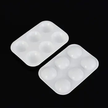 24 Pieces Plastic Paint Palettes 6 Well Rectangular Watercolor Palette Painting Tray, White
24 Pieces Plastic Paint Palettes 6 Well Rectangular Watercolor Palette Painting Tray, White