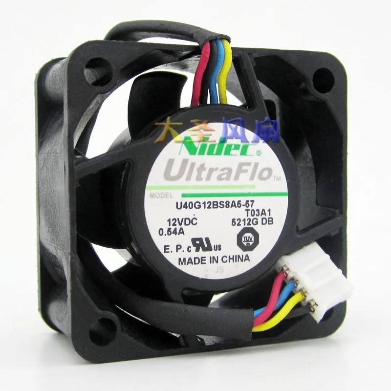 Original For NIDEC U40G12BS8A5-57 4CM 4020 DC 12V 4CM 0.54A 4-Lines Dual Ball Bearing Cooling Fan
Original For NIDEC U40G12BS8A5-57 4CM 4020 DC 12V 4CM 0.54A 4-Lines Dual Ball Bearing Cooling Fan
