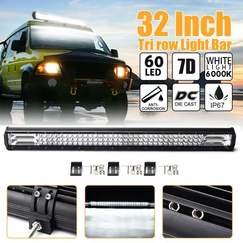 432W LED Auto Work Light Bar Lamp 32 Inch Spot Flood Combo Lamp Offroad 4WD For Jeep Truck Waterproof Light Bar
432W LED Auto Work Light Bar Lamp 32 Inch Spot Flood Combo Lamp Offroad 4WD For Jeep Truck Waterproof Light Bar