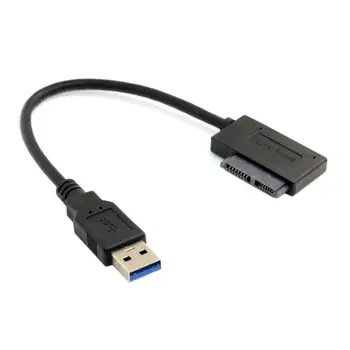 New-USB 3.0 to 7+6 13Pin Slimline SATA Laptop CD/DVD ROM Optical Drive Adapter Cable
New-USB 3.0 to 7+6 13Pin Slimline SATA Laptop CD/DVD ROM Optical Drive Adapter Cable